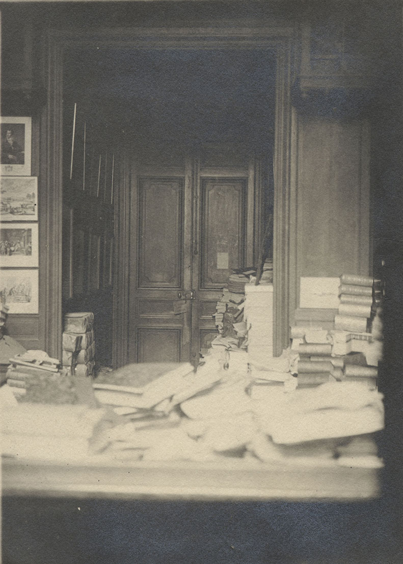 Bibliothèque du ministère des Affaires étrangères en 1944