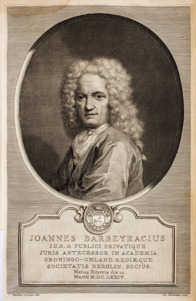Portrait de Barbeyrac (gravure)