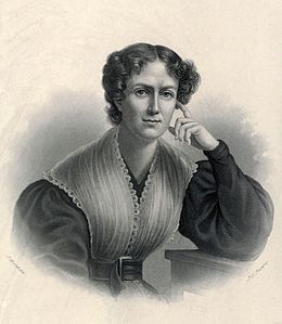 Frances Wright. Portrait (gravure)
