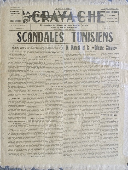 La Cravache (page de titre du 25 juillet 1936)