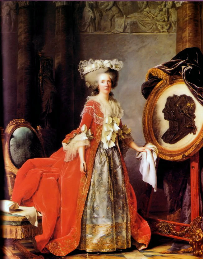 Portrait de Madame Adélaïde (huile sur toile)