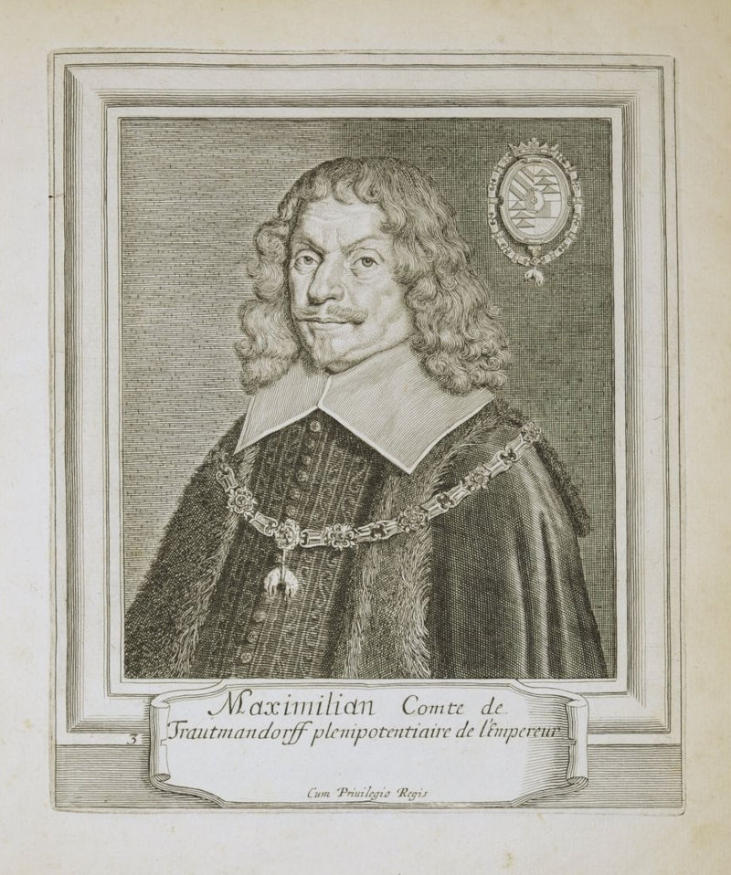 Maximilian von Trauttmansdorff (portrait gravé)