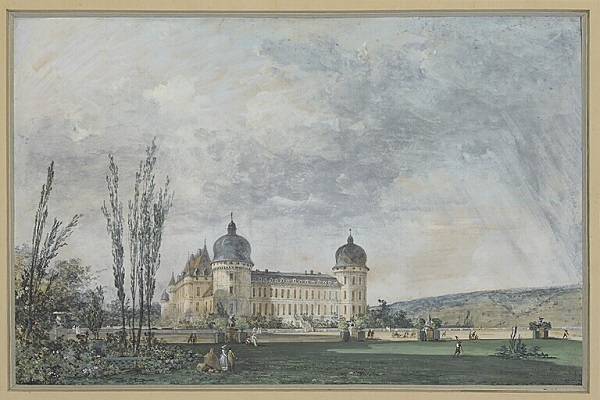 Vue du château de Valençay (dessin)